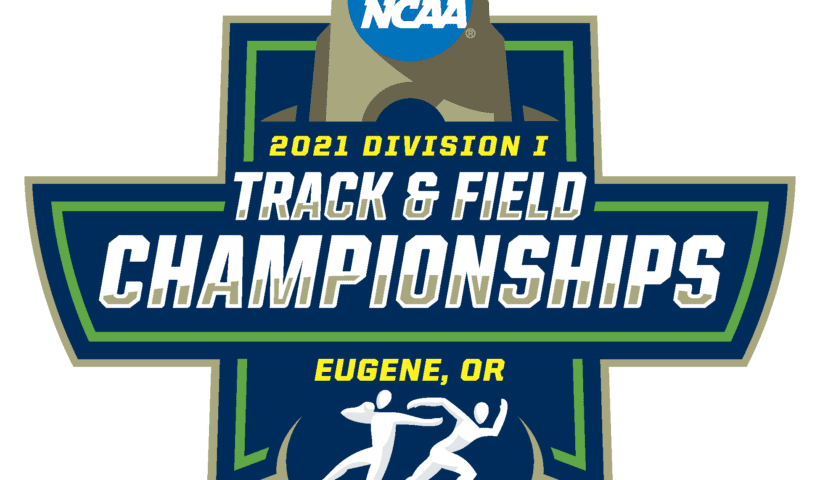 A logo for the ncaa division i track and field championships.