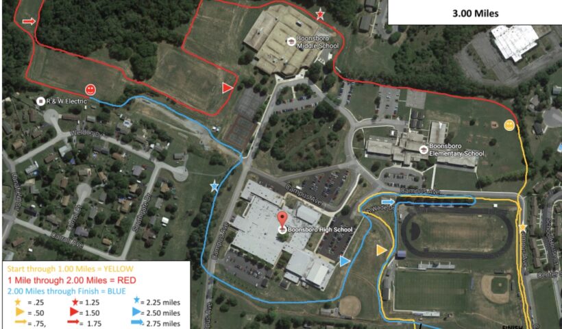 A map of the area where the school is located.